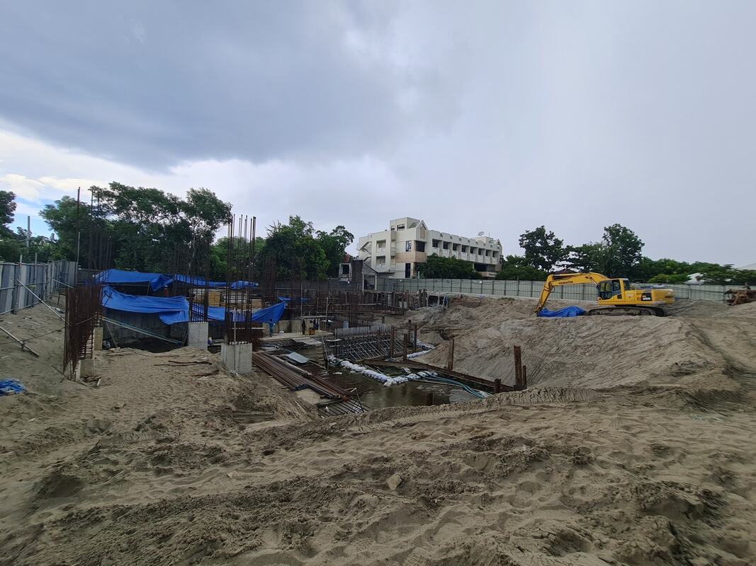 actual construction picture puerto de san juan condominium la union