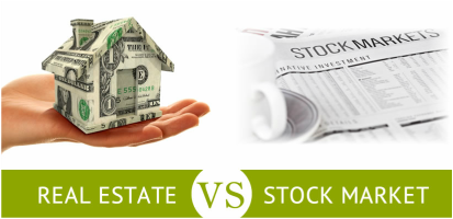 real estate and stock market investment