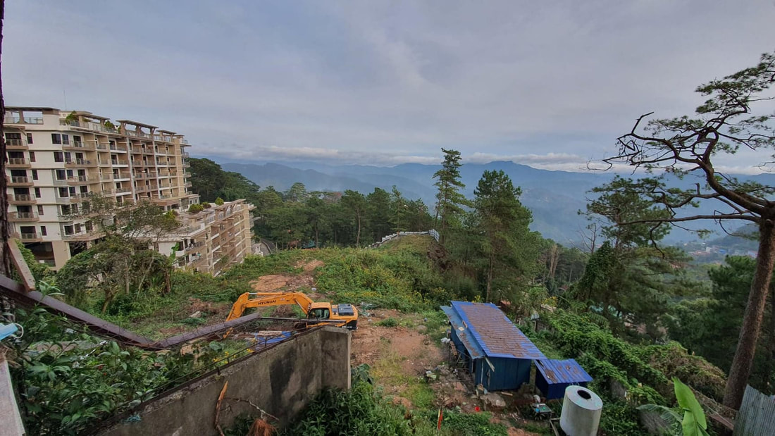 construction site of Pinehill condominium Baguio