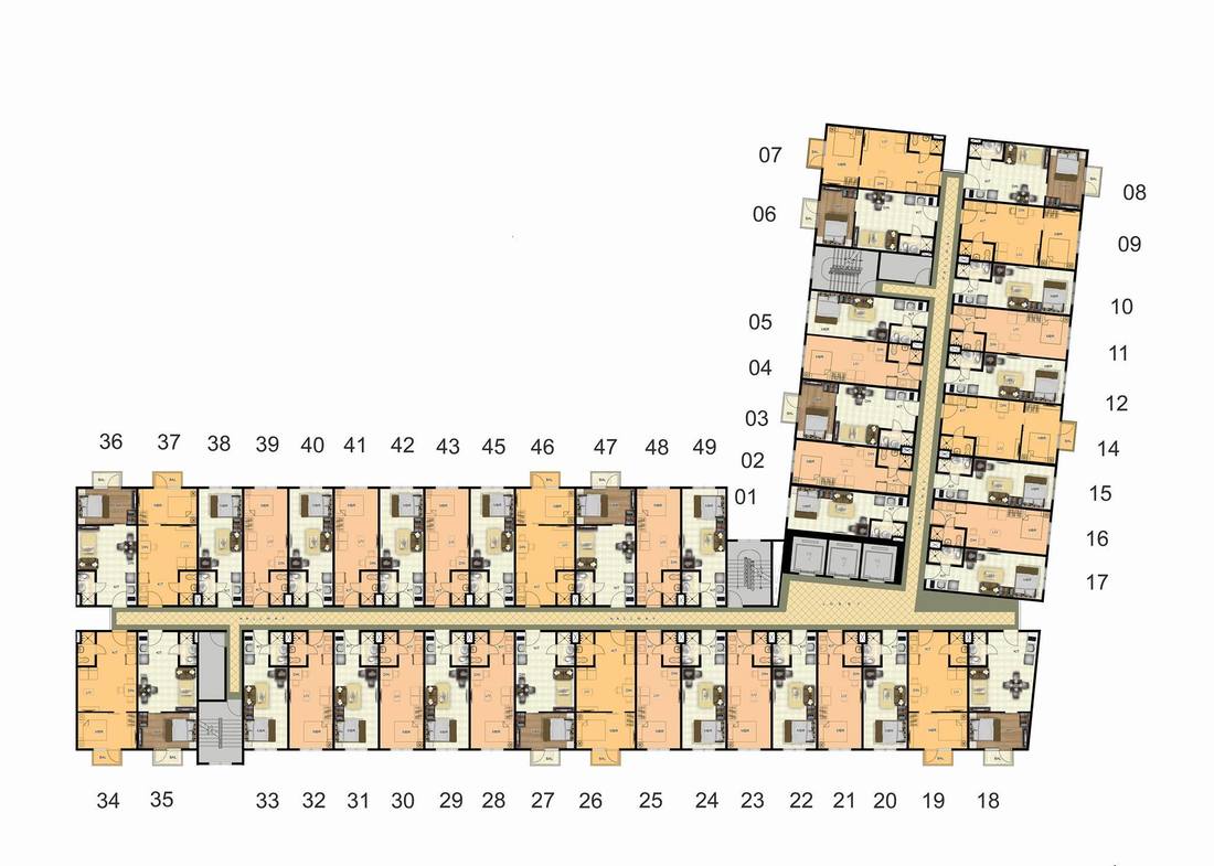 condominium building floor plan