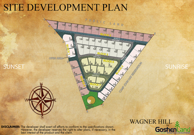 site development plan of Wagner hill house and lot subdivision 