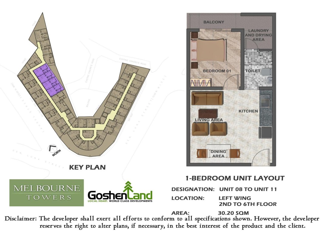 floor plan of melbourne condo units