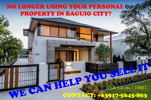 sell your house and lot condo property in Baguio city