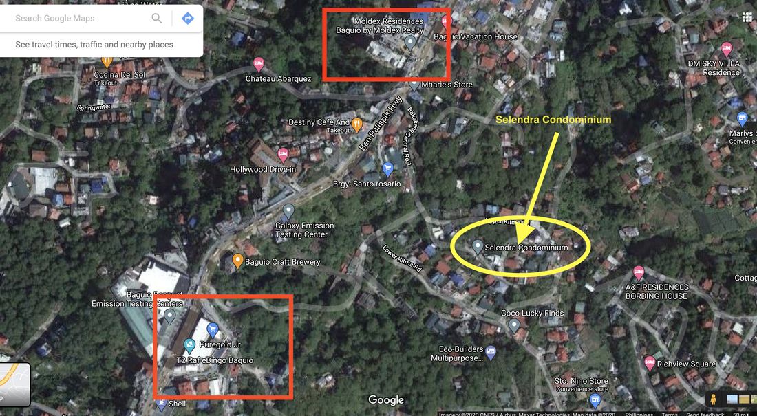 Selendra Baguio Condominium google map