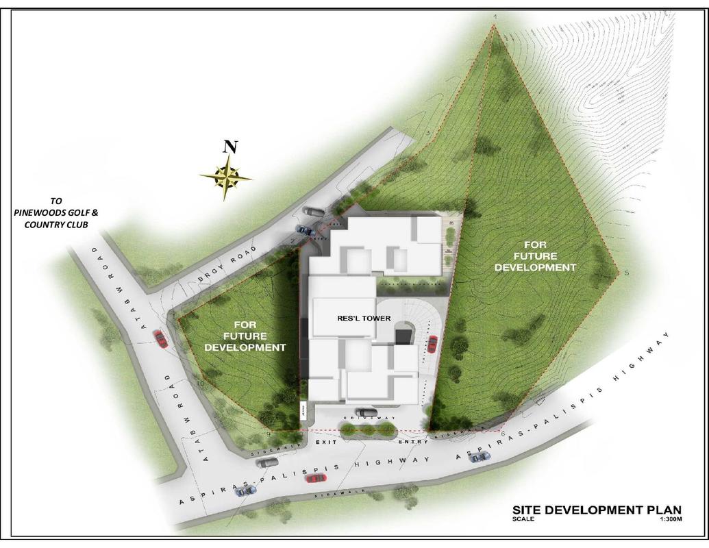 the site development plan the mist condominium Baguio 